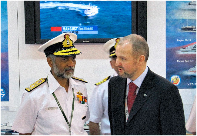 7-я международная выставка сухопутных и военно-морских вооружений «Дефэкспо Индия-2012»